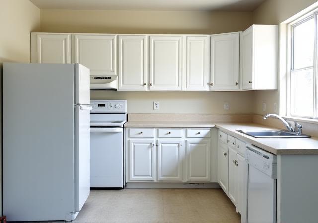Bland rental kitchen