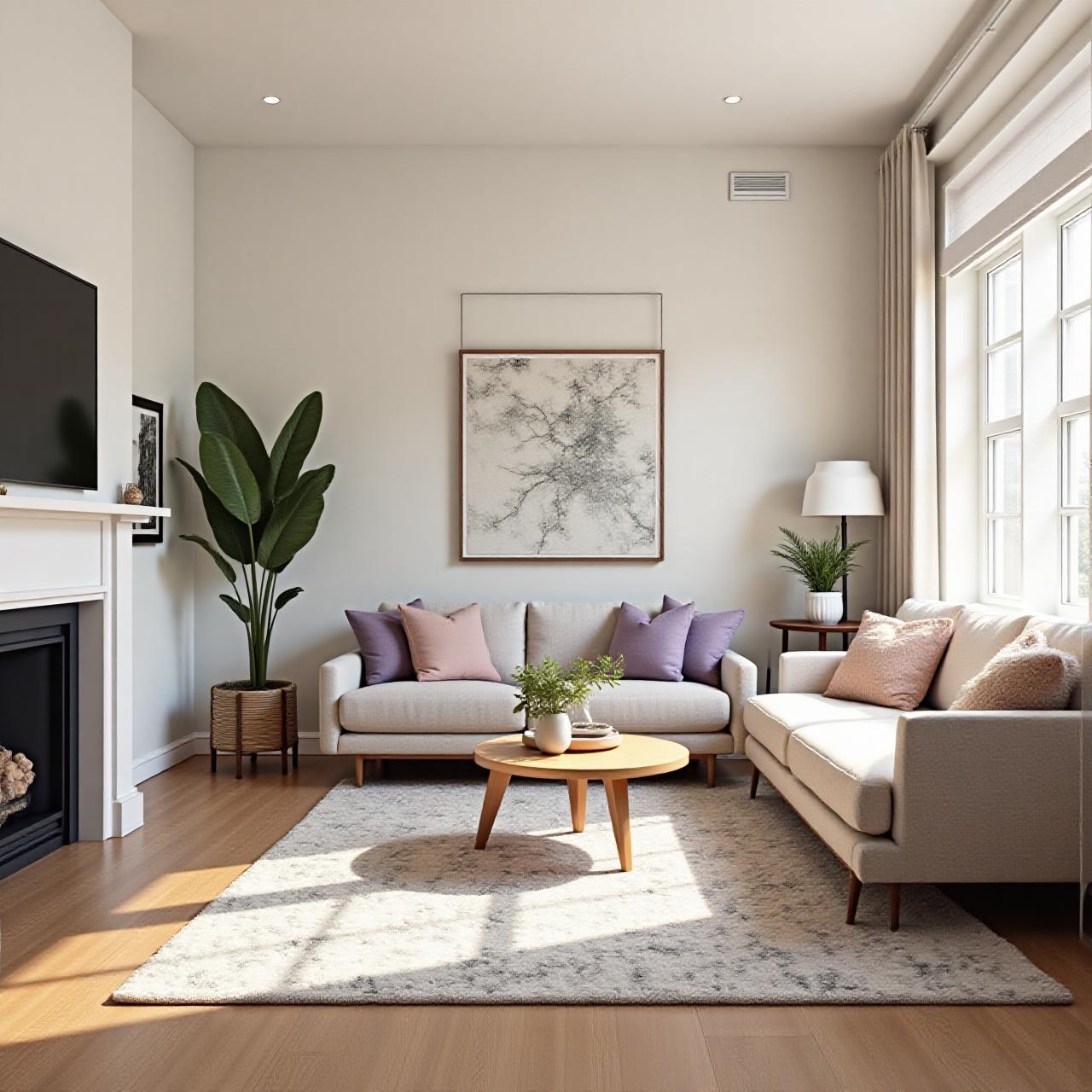 Beautifully designed affordable living room
