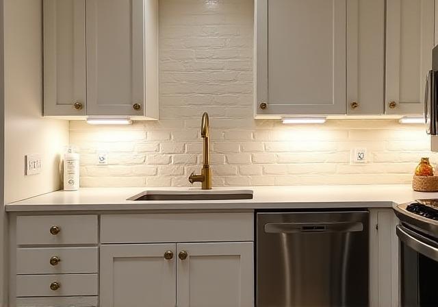 Stylish modern rental kitchen